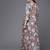 Women Grey & Pink Floral Print Angrakha Gotta Patti  Cotton Kurta with Sharara
