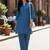 Women  Cotton V-Neck Puff Sleeves Kurta With Trouser