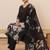 Women Floral Printed Regular Thread Work Pure Cotton Kurta with Trousers & With Dupatta