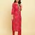 Bandhani Printed Beads & Stones Kurta With Trousers & Dupatta