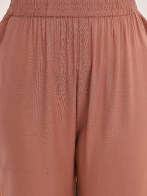 Ethnic Motifs Embroidered Thread Work Pure Cotton Kurta & Trousers With Dupatta 3