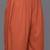 Rust Mandarin Collar Cuffed Sleeves Straight Kurta with Trousers