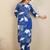 Floral Printed Notch Neck Straight Kurta With Trousers