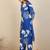Floral Printed Notch Neck Straight Kurta With Trousers