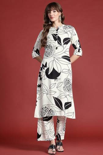 Floral Printed Kurta with Palazzos