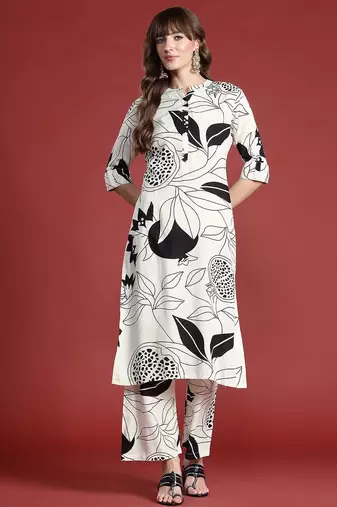 Floral Printed Kurta with Palazzos