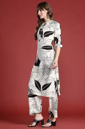 Floral Printed Kurta with Palazzos