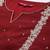 Women Maroon Ethnic Motifs Embroidered Kurta with Trousers & With Dupatta