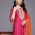 Ethnic Motifs Embroidered Zari Panelled Kurta With Palazzos & Dupatta