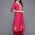 Ethnic Motifs Embroidered Zari Panelled Kurta With Palazzos & Dupatta