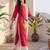 Colourblocked Regular Kurta with Palazzos
