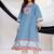 Women Printed Regular Kurta with Trousers & With Dupatta