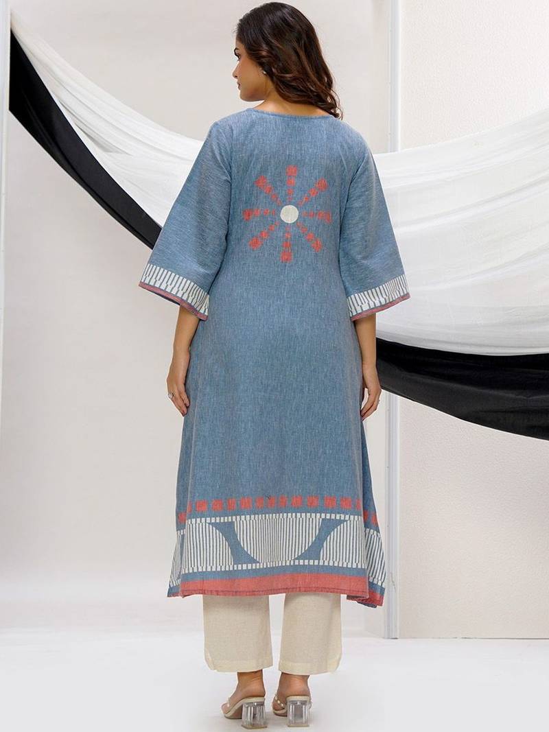 Women Printed Regular Kurta with Trousers & With Dupatta