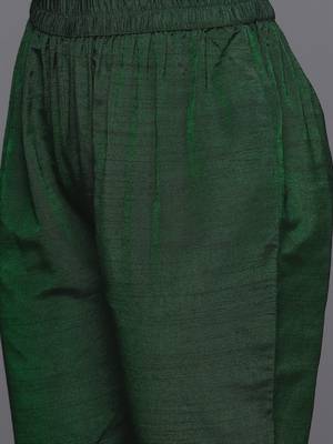 Women Ethnic Motifs Embroidered Regular Kurta with Trousers & Dupatta 4