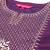 Purple Geometric Woven Design Thread Work Jacquard Kurta with Trousers & Dupatta