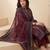 Women Ethnic Motifs Printed Mirror Work Pure Cotton Kurta & Trousers With Dupatta