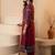 Women Ethnic Motifs Printed Mirror Work Pure Cotton Kurta & Trousers With Dupatta