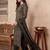 Women Ethnic Motifs Printed Regular Thread Work  Cotton Kurta with Trousers & With Dupatta