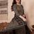 Women Ethnic Motifs Printed Regular Thread Work  Cotton Kurta with Trousers & With Dupatta