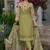 Women Embroidered Straight  Cotton Kurta Trousers With Dupatta set