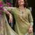 Women Embroidered Straight  Cotton Kurta Trousers With Dupatta set