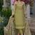 Floral Embroidered Mirror Work Pure Cotton Kurta With Trousers & Dupatta
