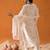Ethnic Motifs Embroidered Straight Zari Liva Kurta with Trousers & Dupatta