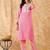 Ethnic Motifs Printed Straight Thread Work Kurta with Trousers