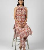 Women Floral Printed Regular Kurta with Trousers
