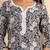 Blue Floral Printed Notch Neck Straight Kurta with Trousers & With Dupatta