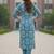 Women Floral Printed Regular  Cotton Kurta with Trousers & With Dupatta