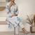 Women Printed Regular Kurta with Trousers