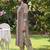 Women Printed Regular Mirror Work Pure Cotton Kurta with Trousers