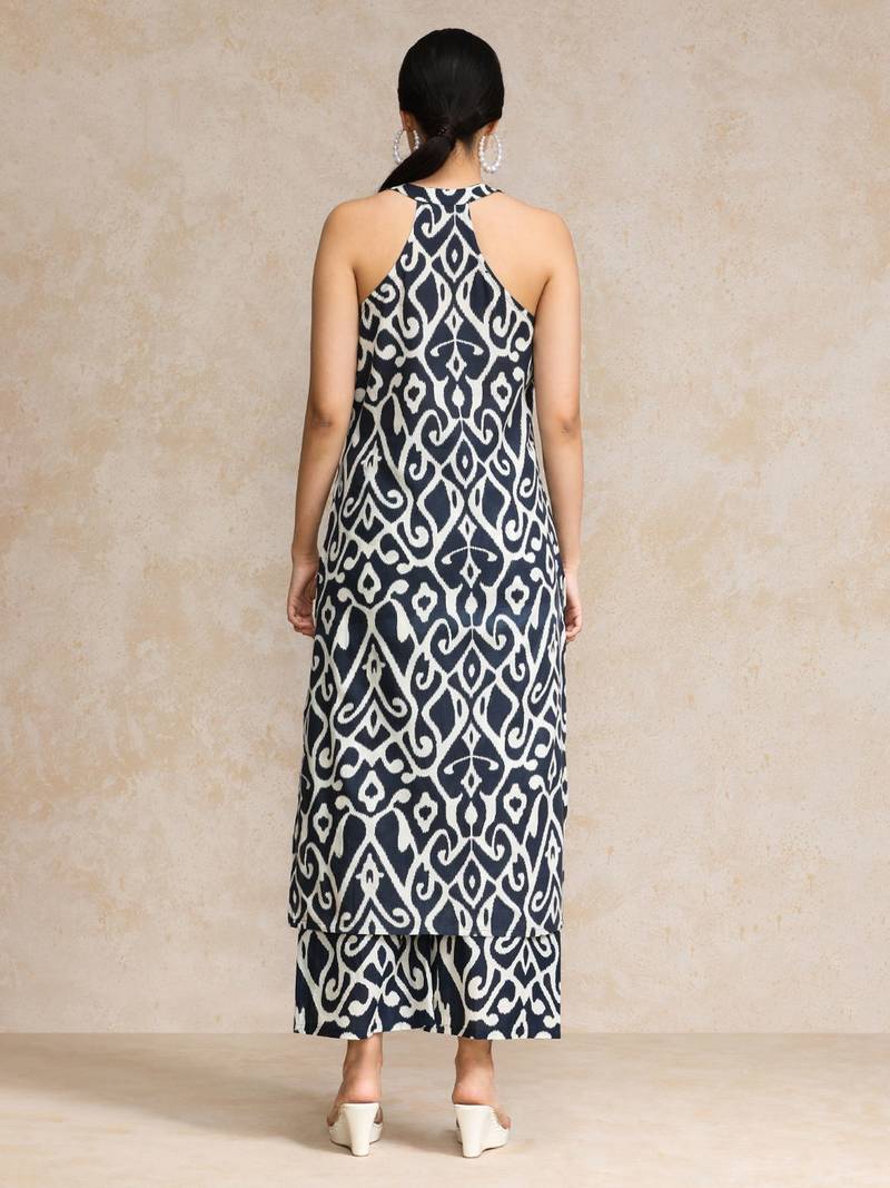 Women Printed Regular Pure Cotton Kurta with Trousers