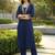 Women Regular Thread Work Kurta with Trousers