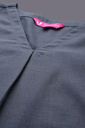 V Neck A-Line Kurta With Trouser