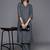 V Neck A-Line Kurta With Trouser