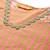 Striped Beads & Stones Pure Cotton Kurta With Trousers & Dupatta
