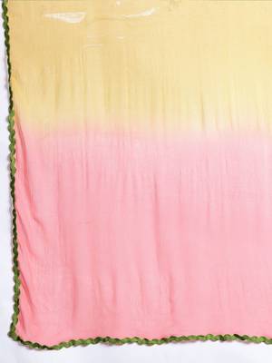 Striped Beads & Stones Pure Cotton Kurta With Trousers & Dupatta 4