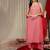 Striped Gotta Patti Kurta & Trousers With Dupatta