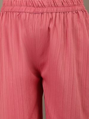 Striped Gotta Patti Kurta & Trousers With Dupatta 3