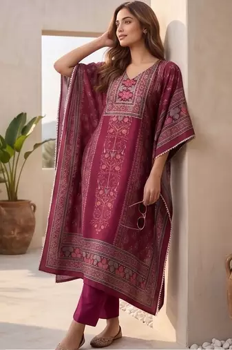 Women Ethnic Motifs Printed Regular Kurta with Trousers