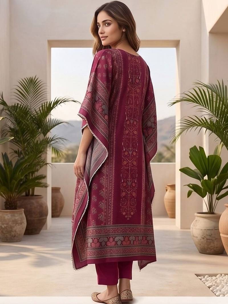 Women Ethnic Motifs Printed Regular Kurta with Trousers