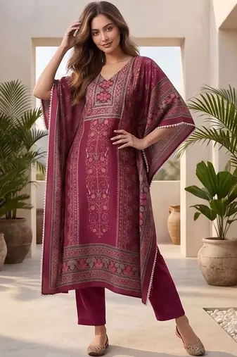 Women Ethnic Motifs Printed Regular Kurta with Trousers
