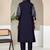 Women Embroidered Balloon Sleeve Kurta With Trouser