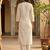 Women Embroidered Regular Thread Work Kurta with Trousers & With Dupatta