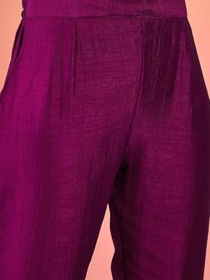 Women Ethnic Motifs Embroidered Kurta with Trousers & Dupatta 7