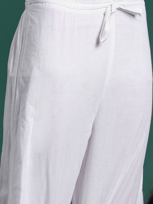 Floral Printed Regular Pure Cotton Kurta with Trousers 3