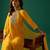 Women Ethnic Motifs Embroidered Panelled Kurta & Trouser With Dupatta
