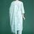 women floral printed regular mirror work  cotton kurta with trousers & with dupatta